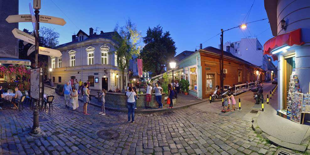 two deer restaurant in Skadarlija 